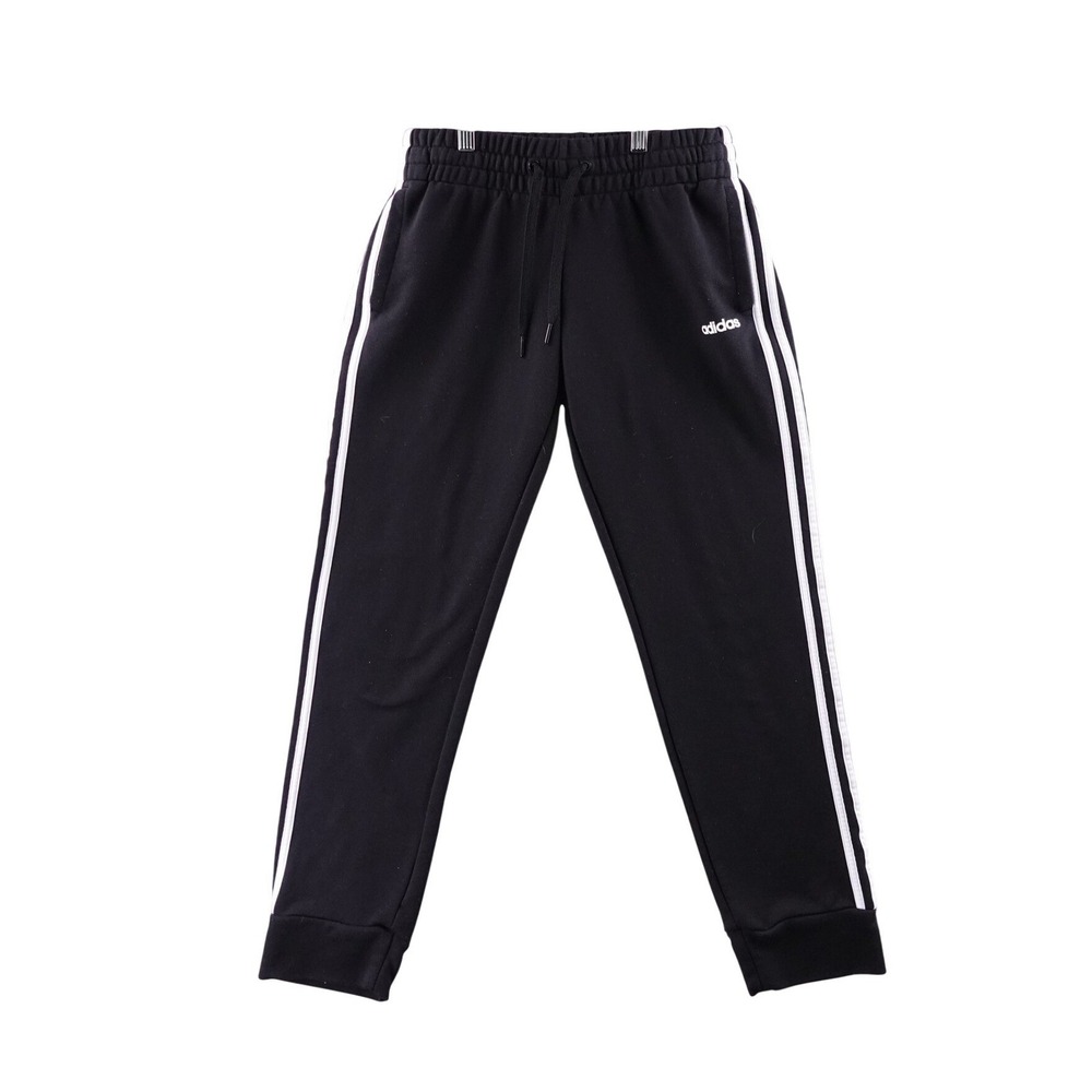 Adidas Kids Black White 3‎ Stripe Joggers Pants Athletic Track Size Boys M